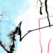 ohne titel, 2023, mischtechnik auf papier, 42x29,7 cm, copyright vg bildkunst + axel hptner